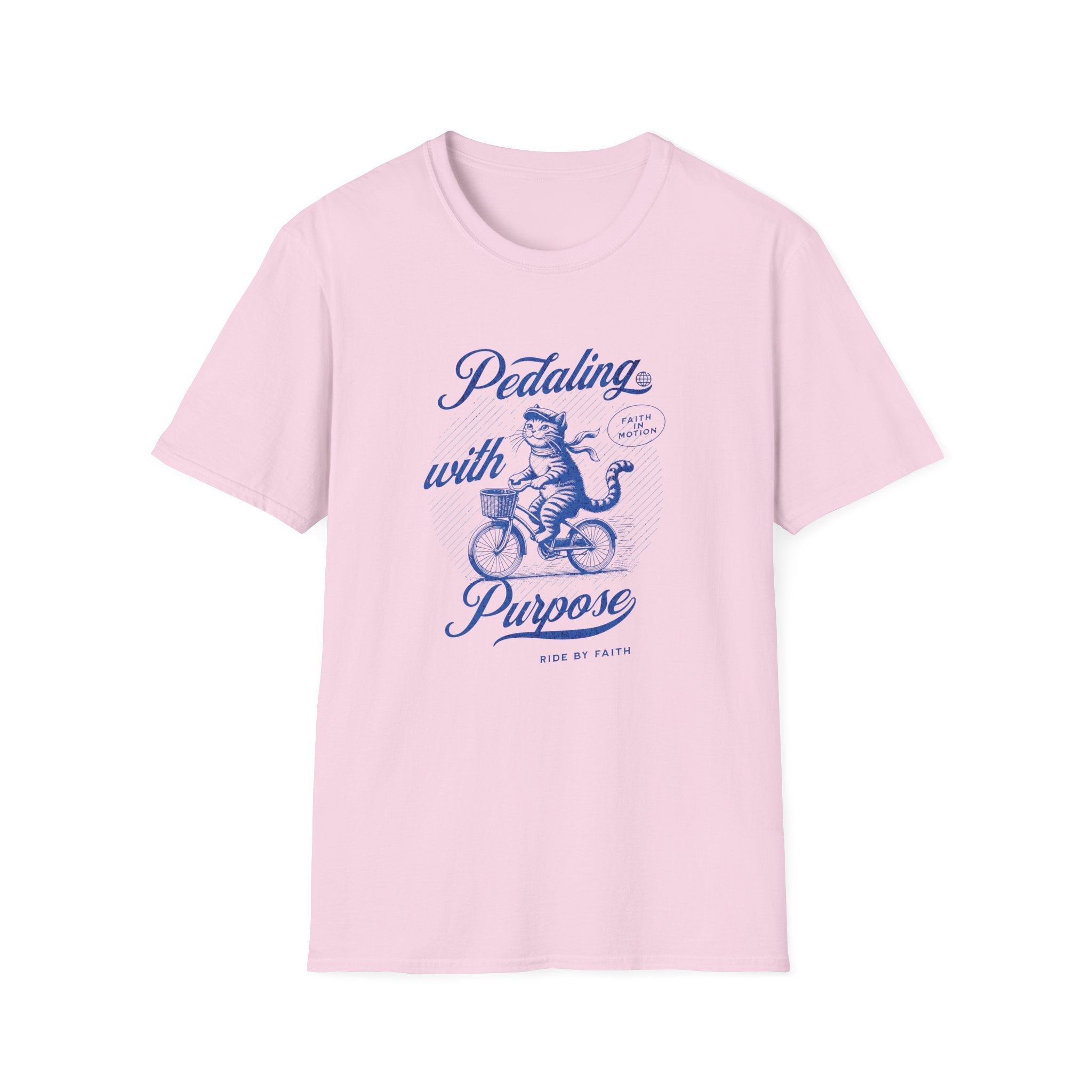 Pedaling with Purpose Cat T-Shirt