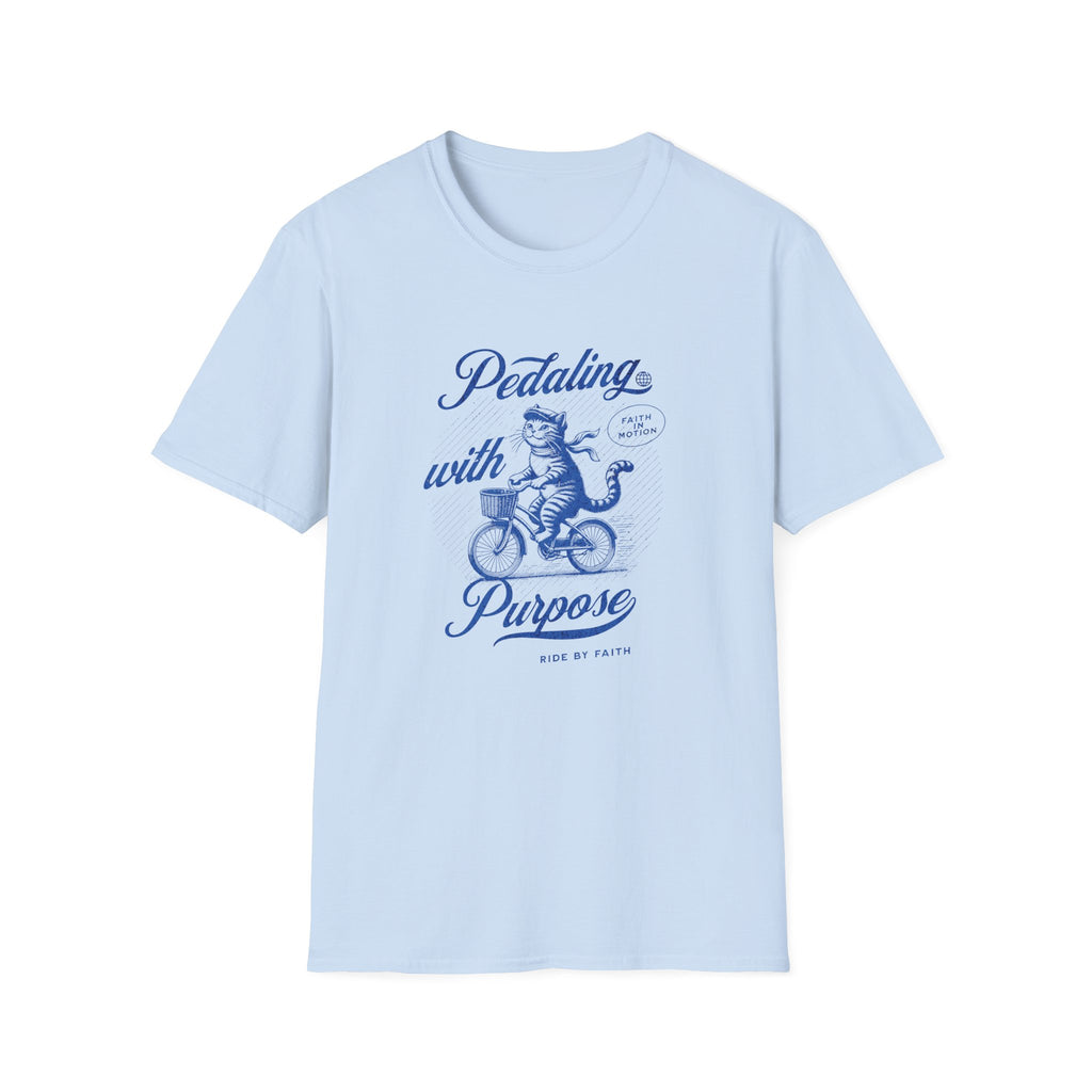 Pedaling with Purpose Cat T-Shirt