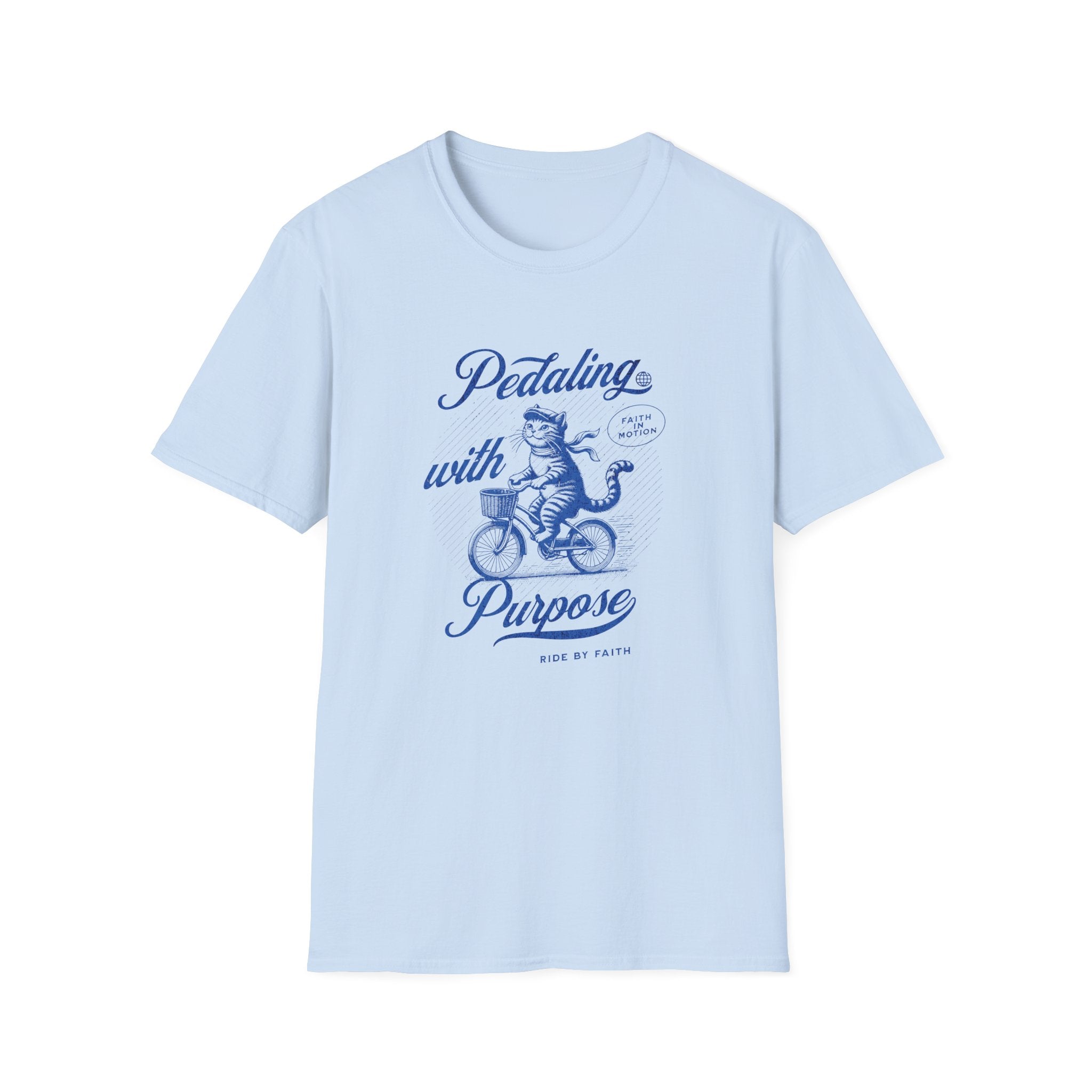 Pedaling with Purpose Cat T-Shirt