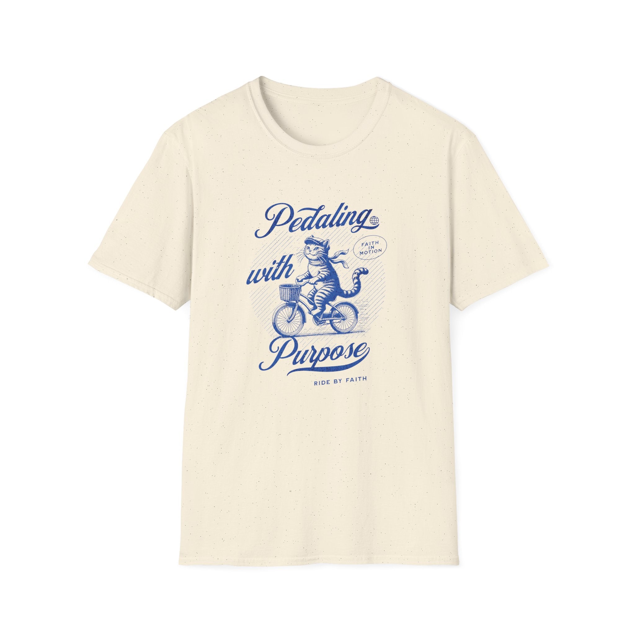 Pedaling with Purpose Cat T-Shirt