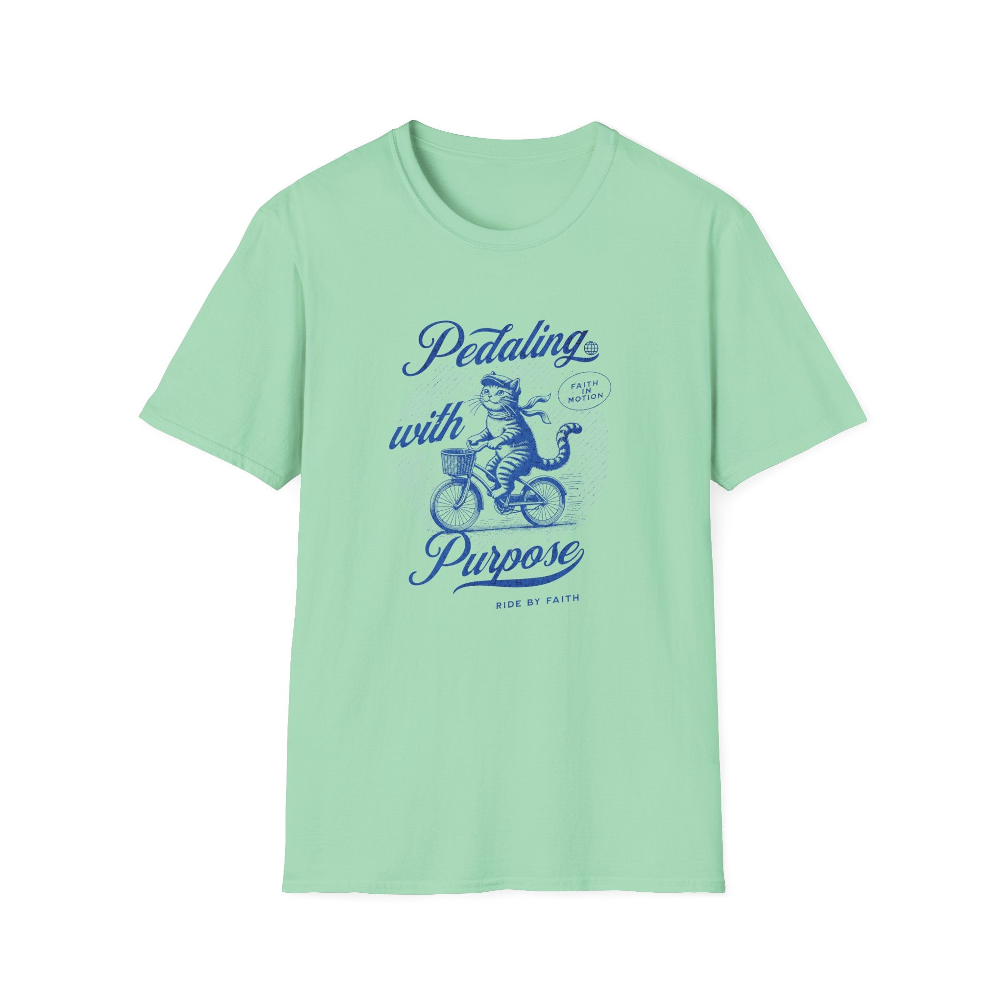 Pedaling with Purpose Cat T-Shirt