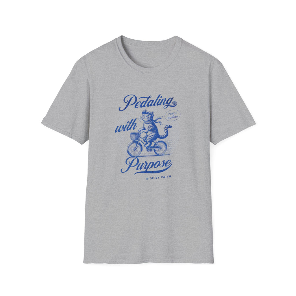 Pedaling with Purpose Cat T-Shirt