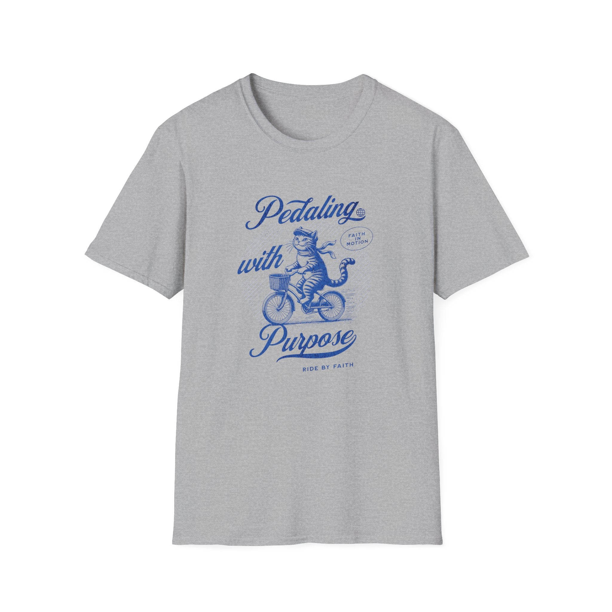 Pedaling with Purpose Cat T-Shirt