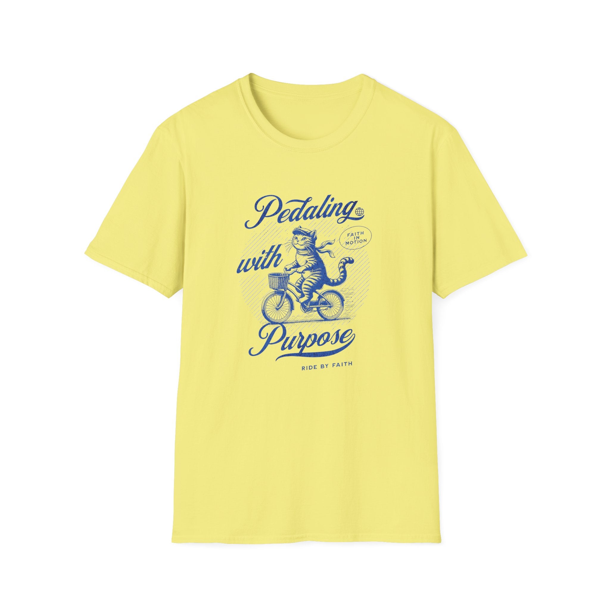 Pedaling with Purpose Cat T-Shirt