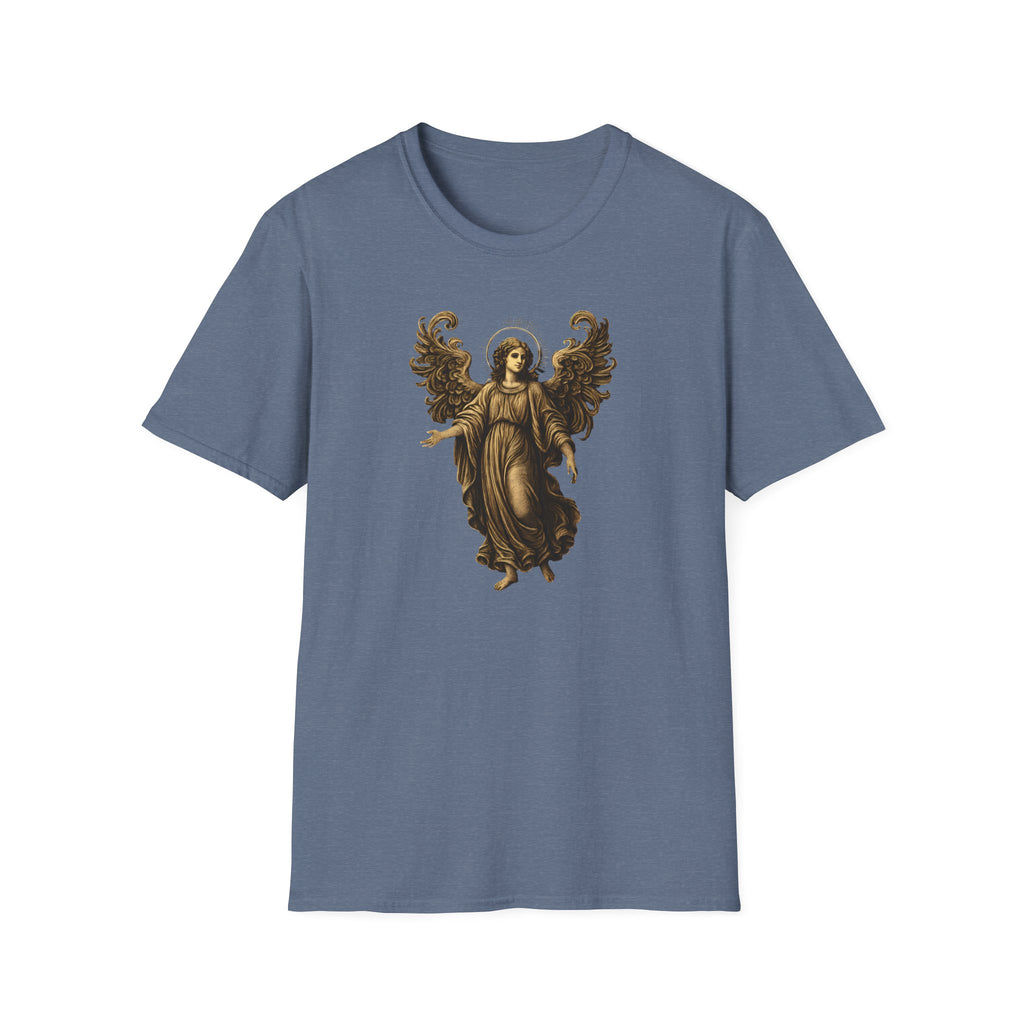 Golden angel statue T-Shirt