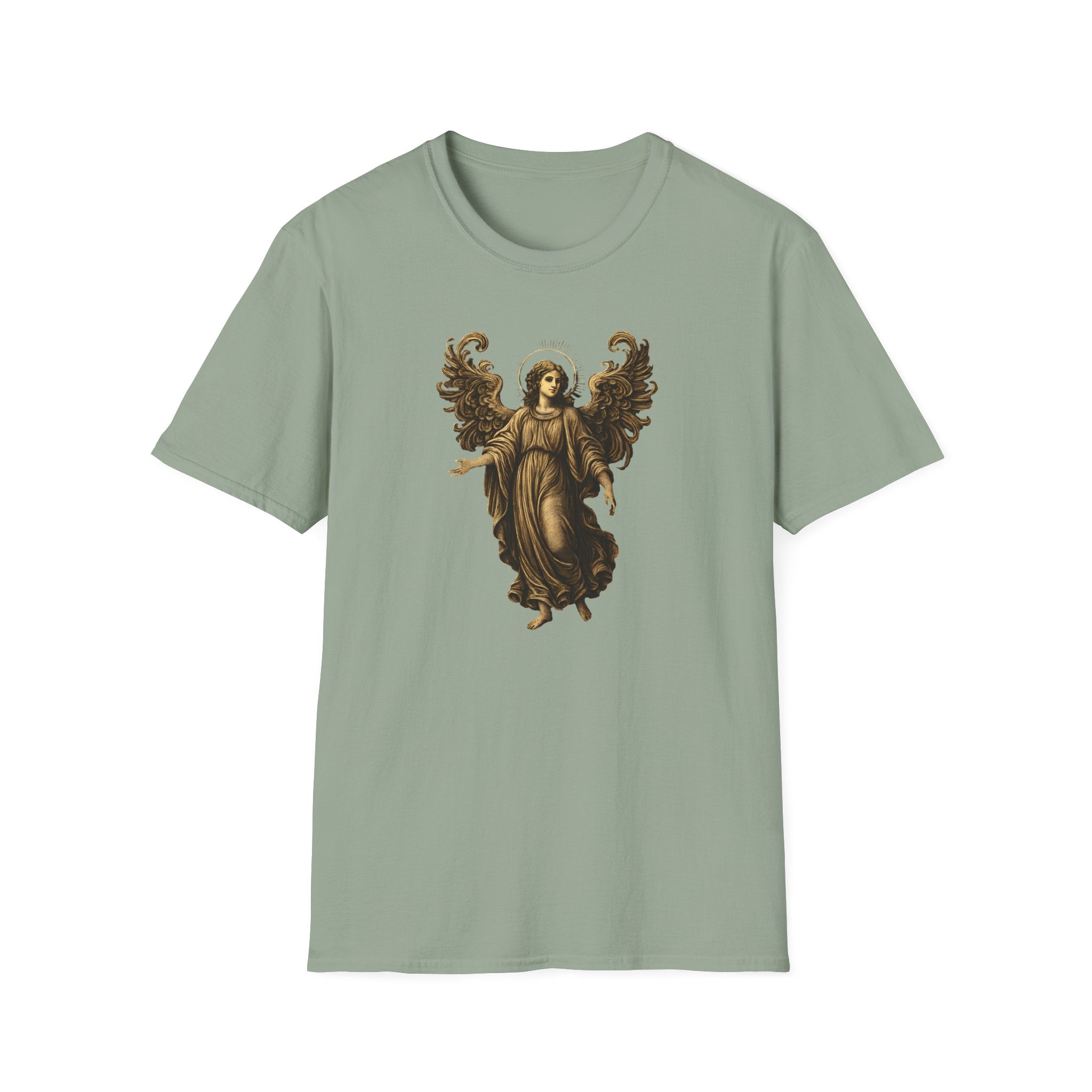 Golden angel statue T-Shirt