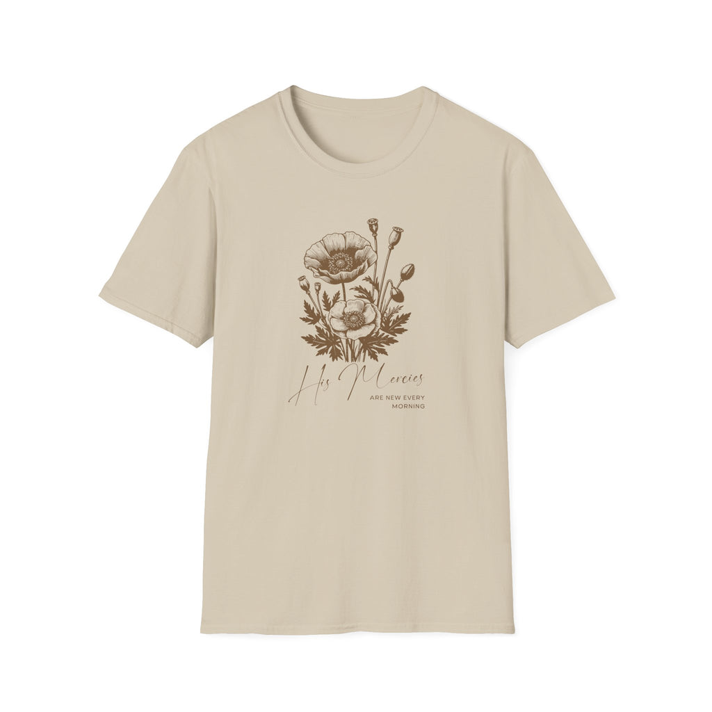 His Mercies Flowers T-Shirt