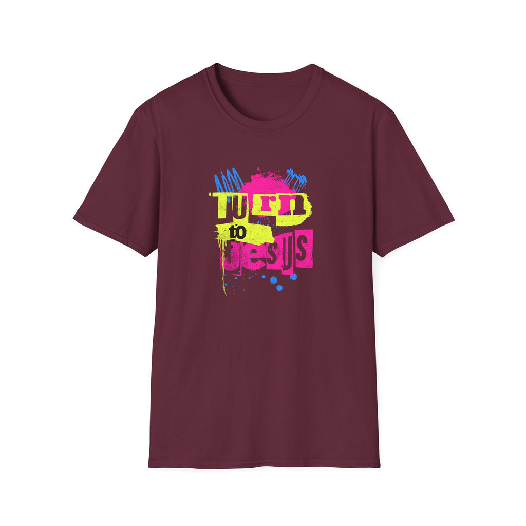 Turn to Jesus Paint T-Shirt