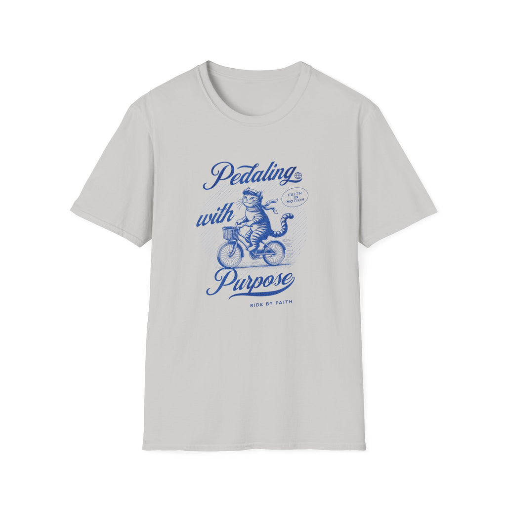 Pedaling with Purpose Cat T-Shirt