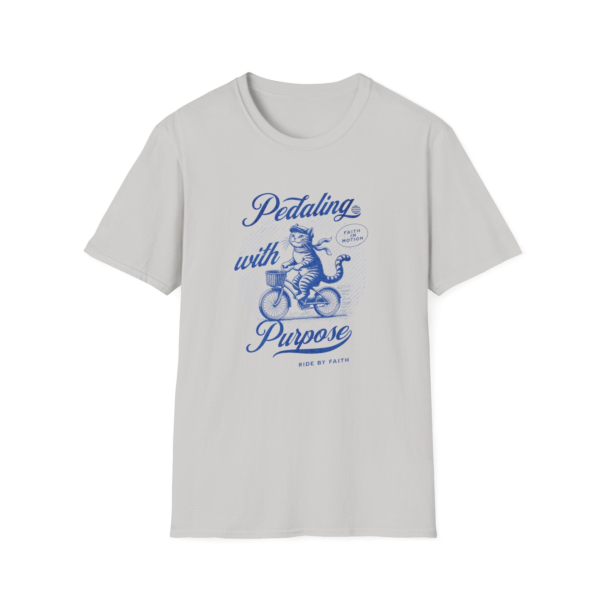 Pedaling with Purpose Cat T-Shirt