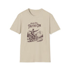 Hands Off Faith On T-Shirt