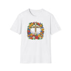 Crown of Flowers Cross T-Shirt