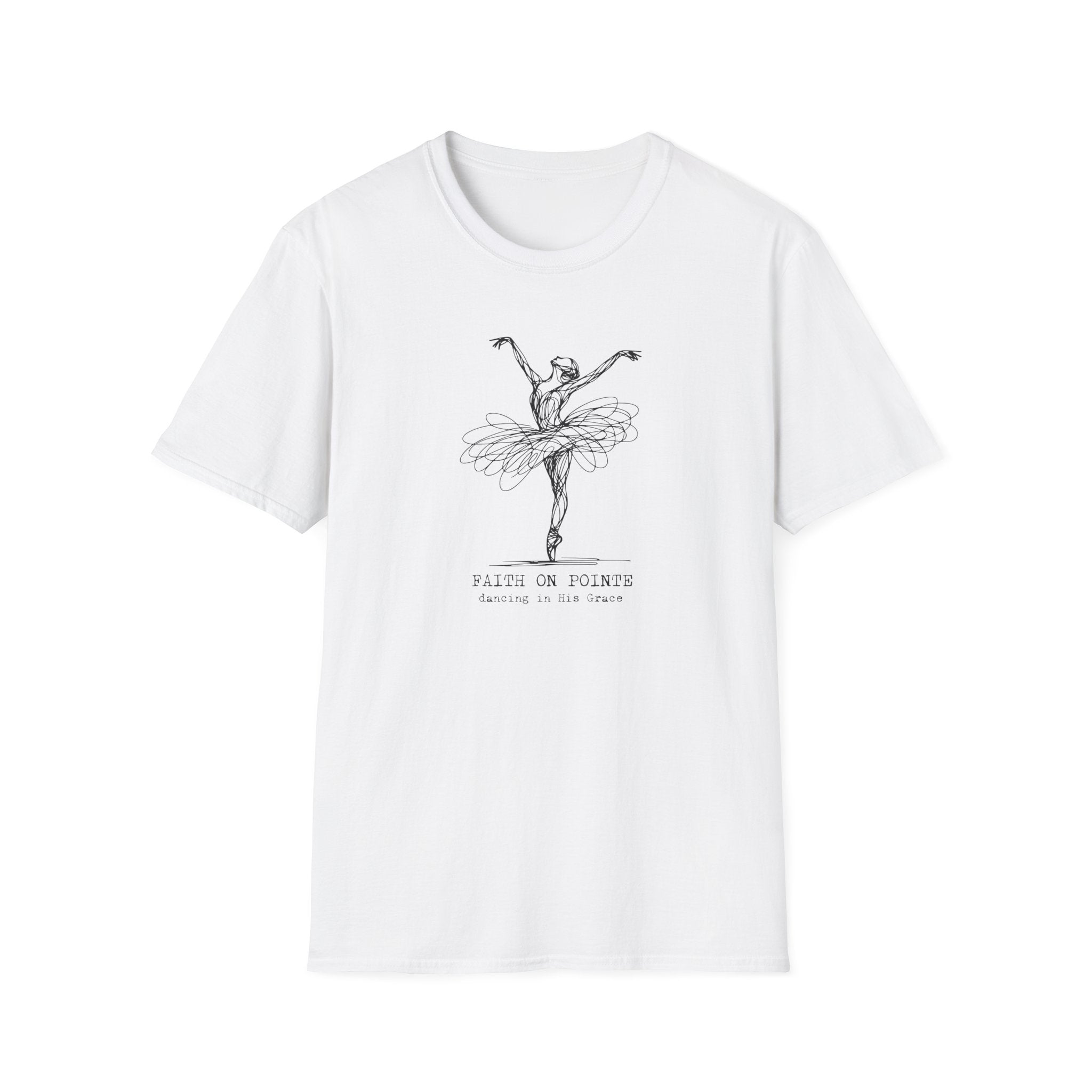 Faith on Pointe OneLine T-Shirt