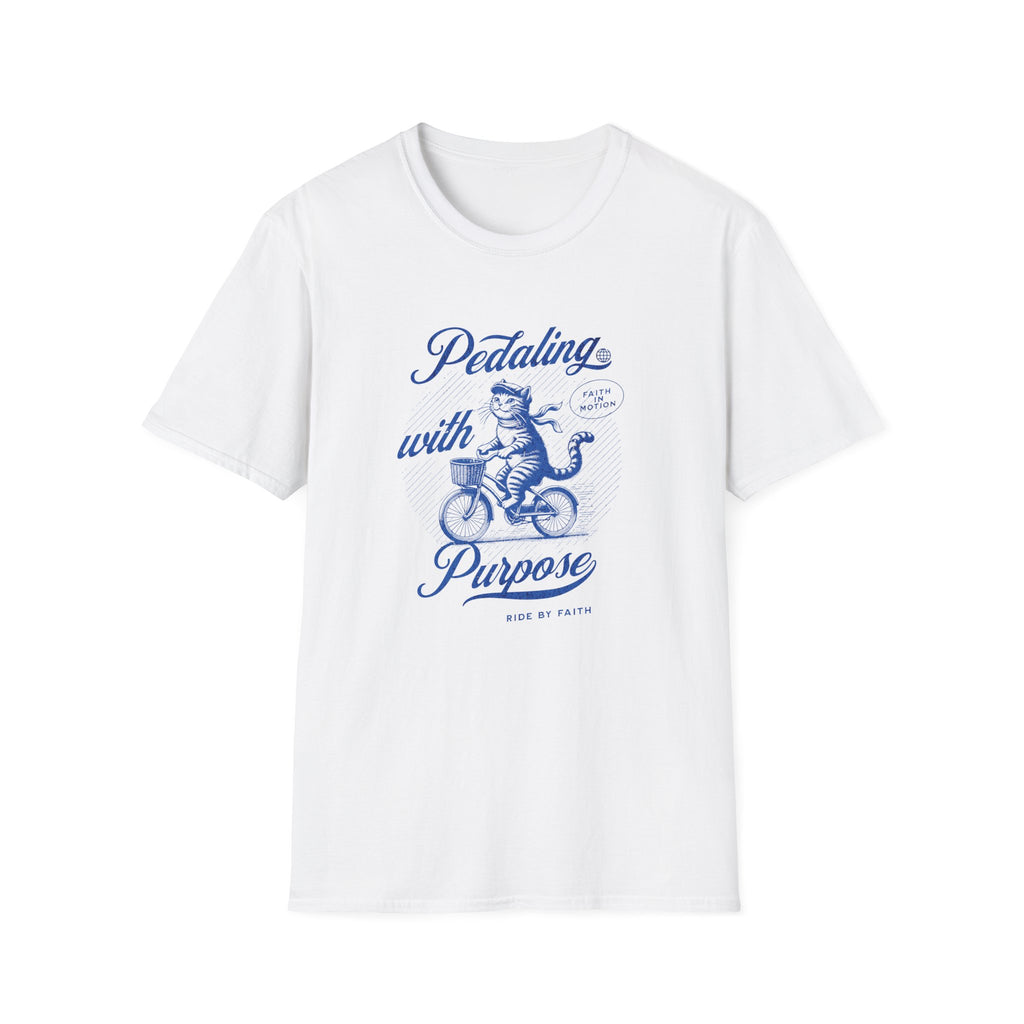 Pedaling with Purpose Cat T-Shirt