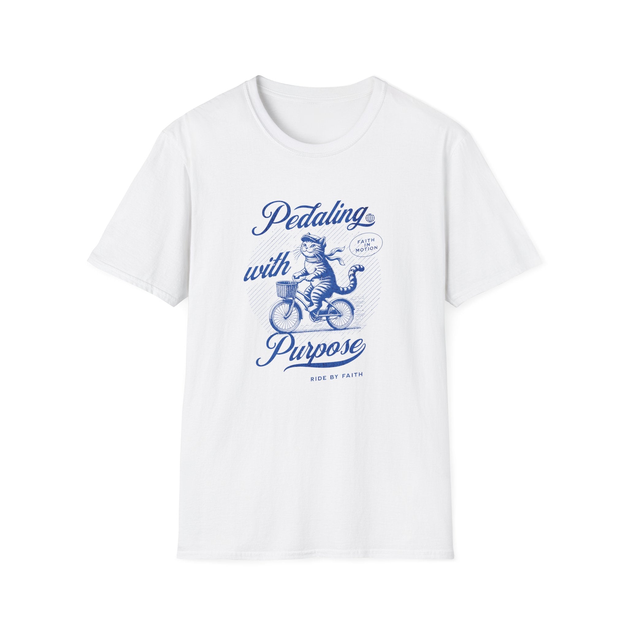 Pedaling with Purpose Cat T-Shirt