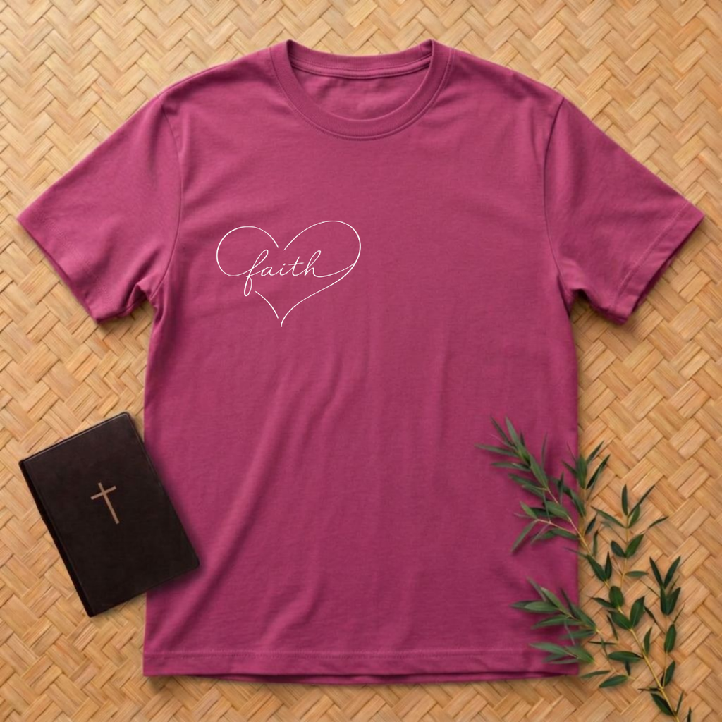 Faith - Heart T-Shirt
