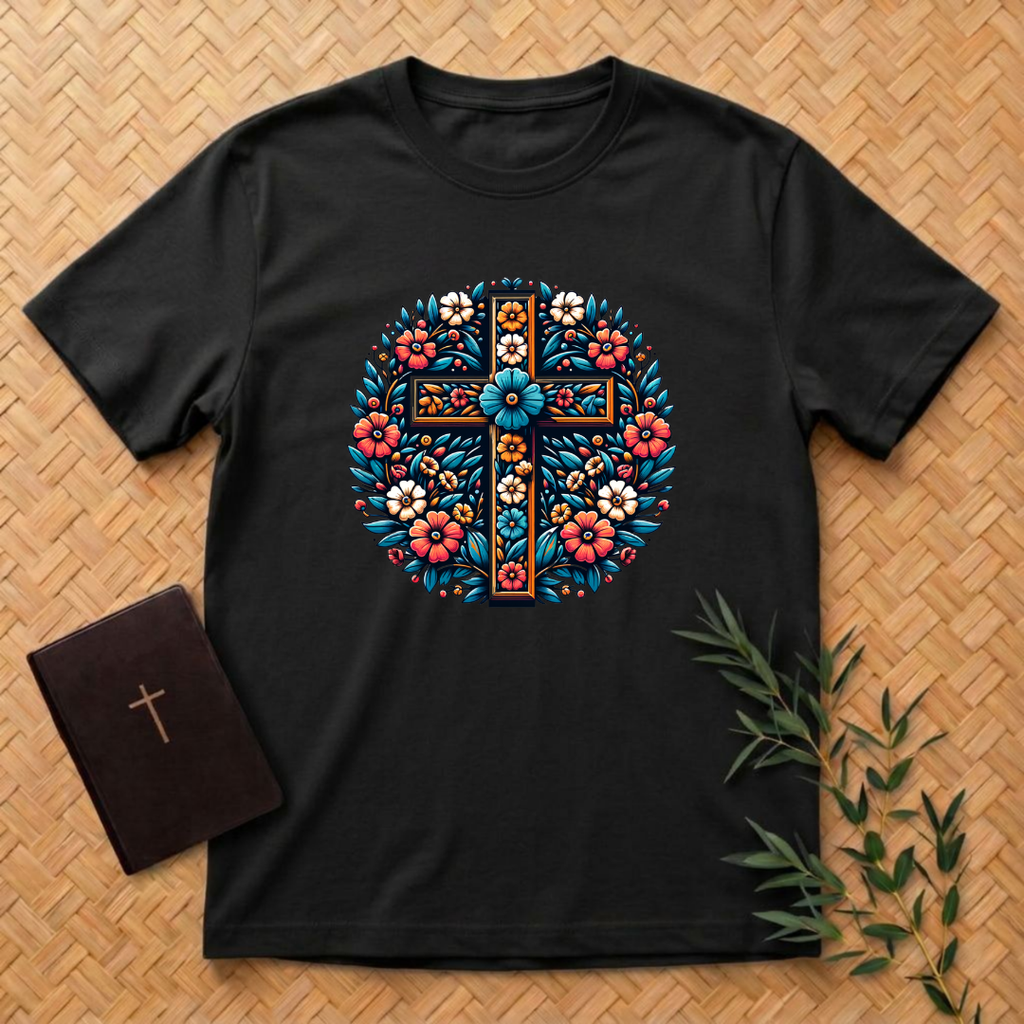 Flowering Cross T-Shirt