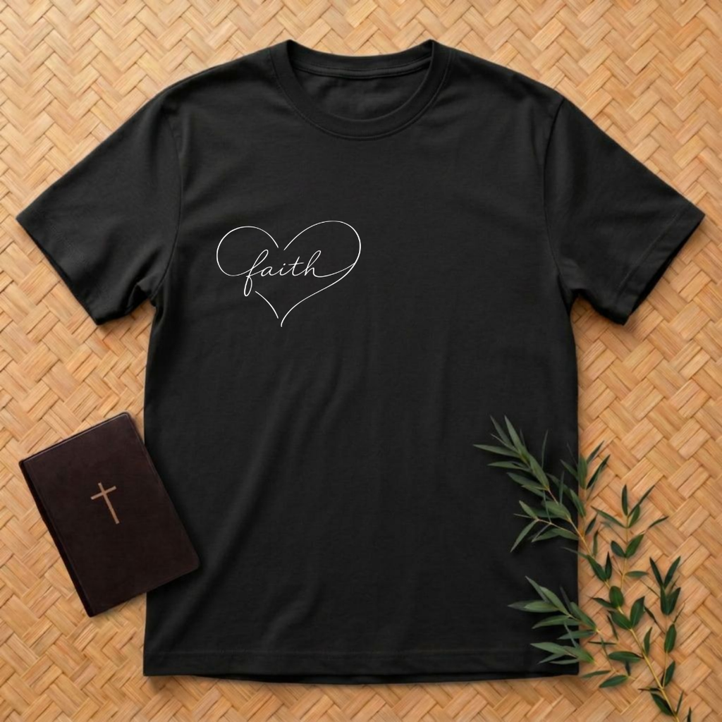 Faith - Heart T-Shirt