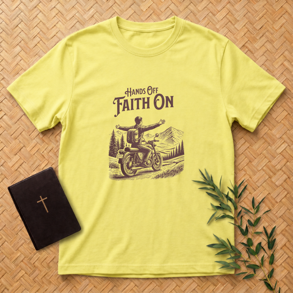 Hands Off Faith On T-Shirt