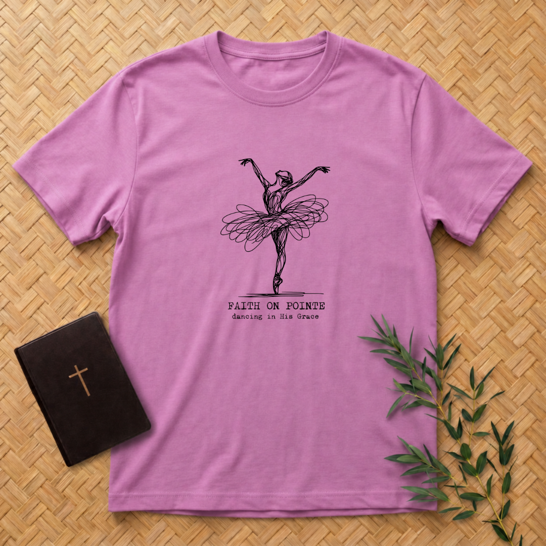 Faith on Pointe OneLine T-Shirt