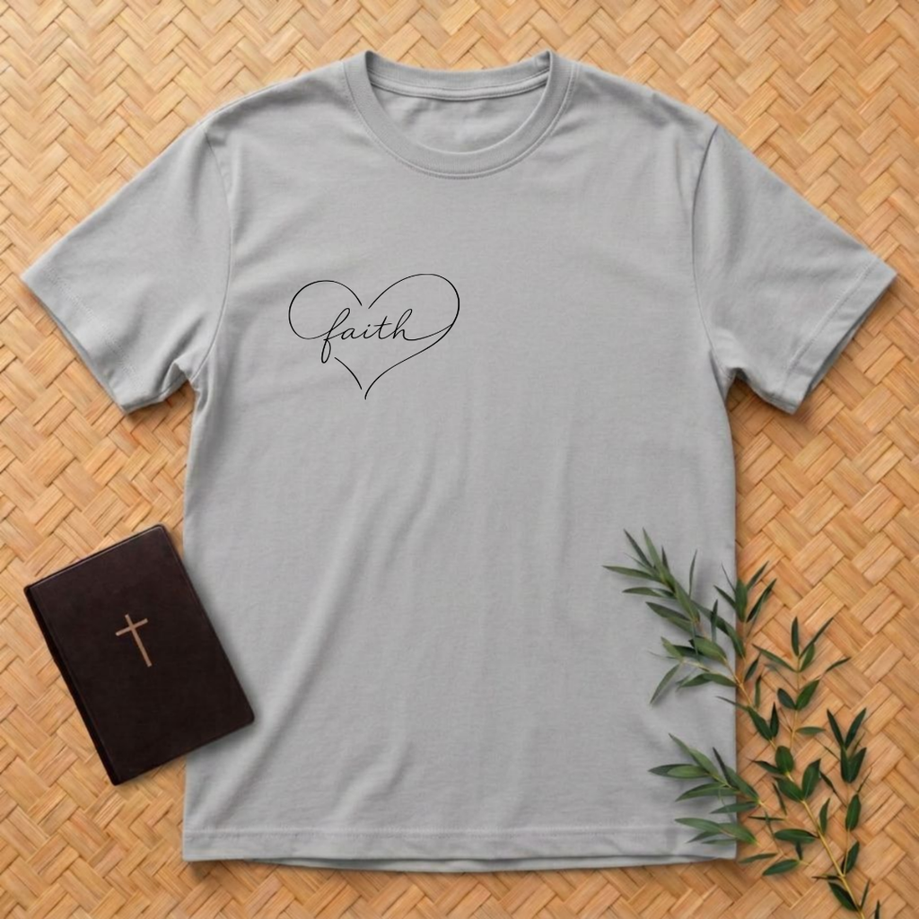 Faith - Heart T-Shirt