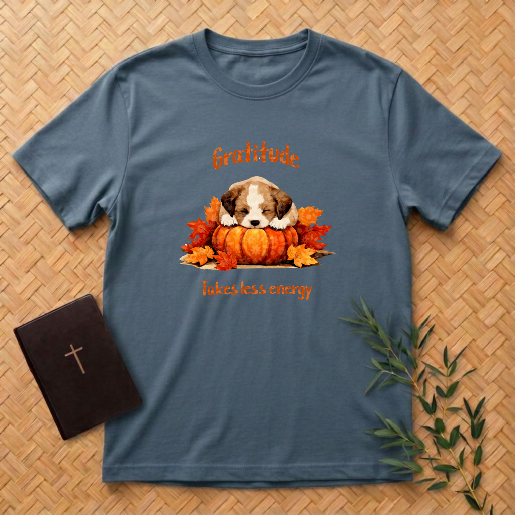 Gratitude Takes Less Energy T-Shirt