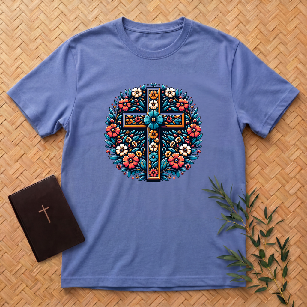 Flowering Cross T-Shirt