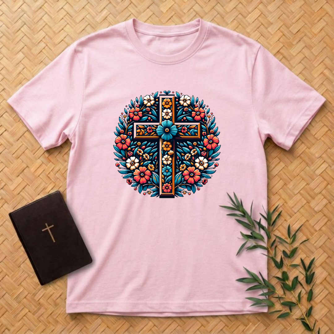 Flowering Cross T-Shirt