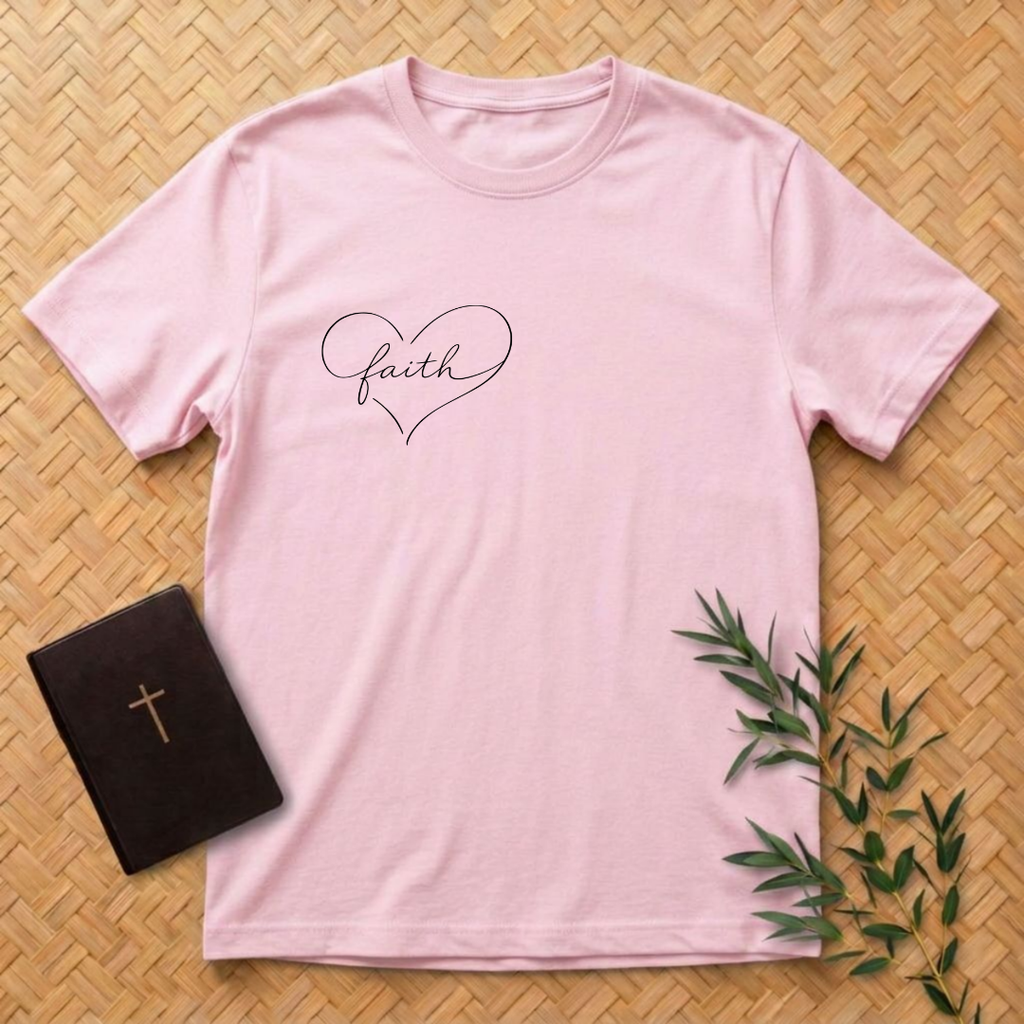 Faith - Heart T-Shirt