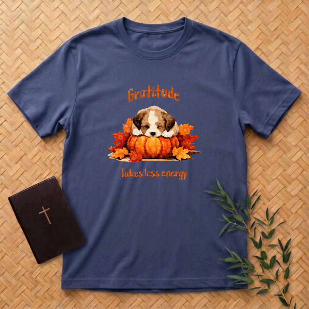 Gratitude Takes Less Energy T-Shirt