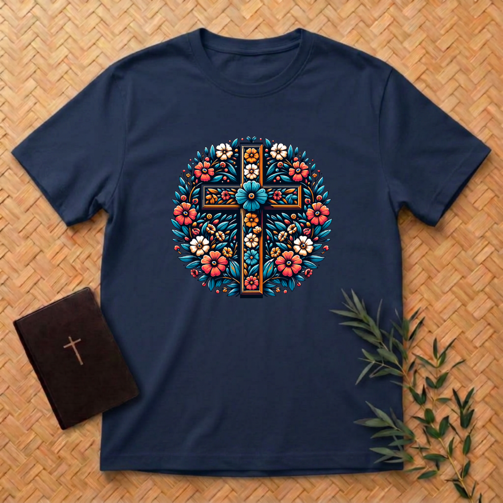 Flowering Cross T-Shirt