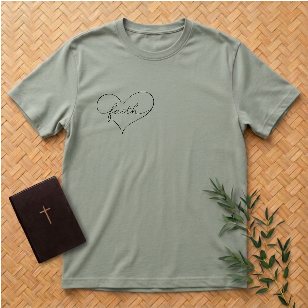 Faith - Heart T-Shirt