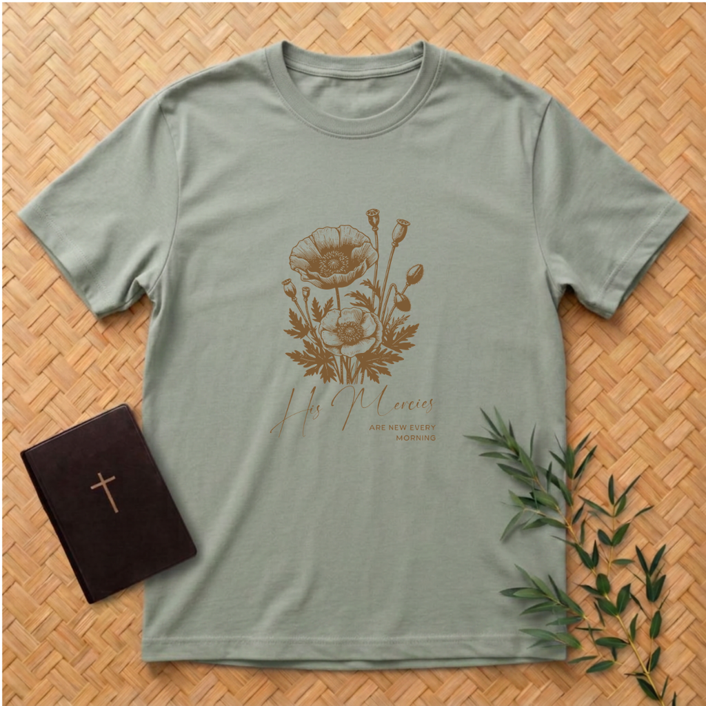 His Mercies Flowers T-Shirt