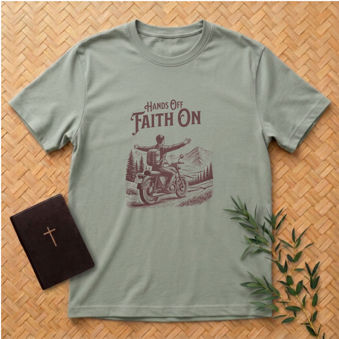 Hands Off Faith On T-Shirt