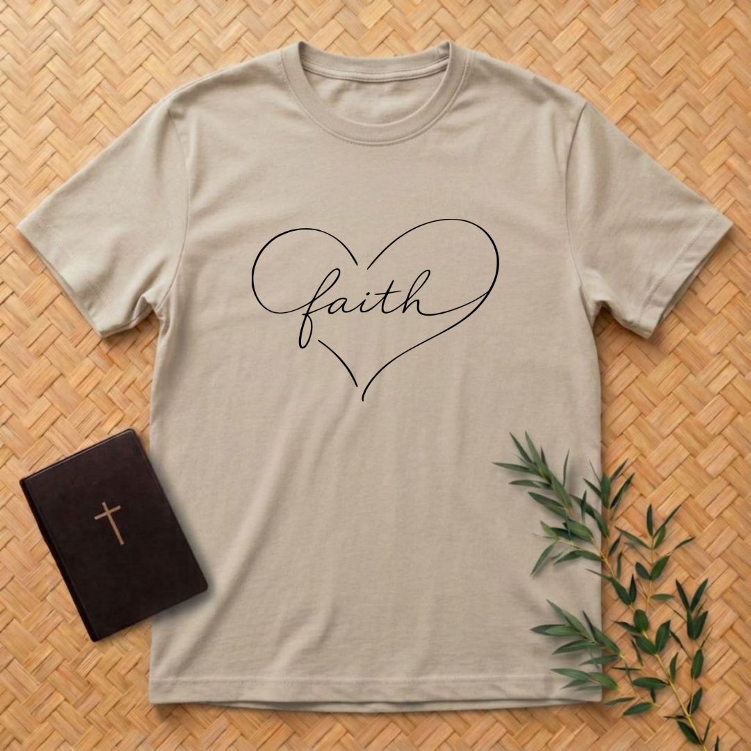 Faith Big Heart 2 T-Shirt