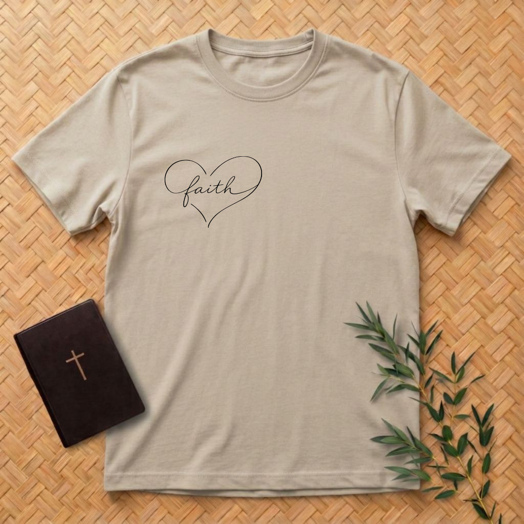 Faith - Heart T-Shirt