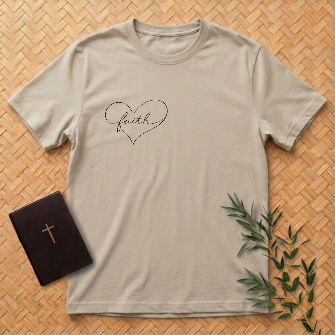 Faith - Heart T-Shirt