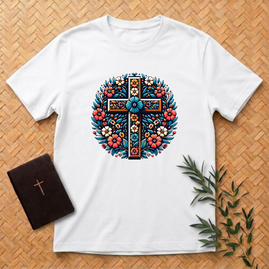 Flowering Cross T-Shirt